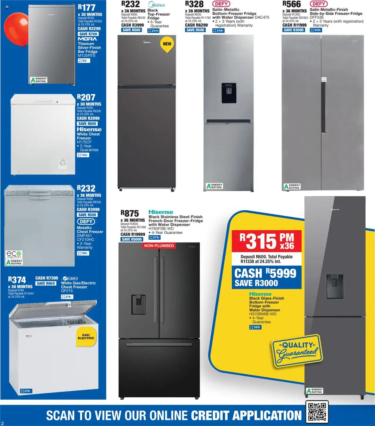 OK Furniture Catalogue │ valid from 17.06.2025 | Page: 2 | Products: Freezer, Fridge, Chest freezer, Water