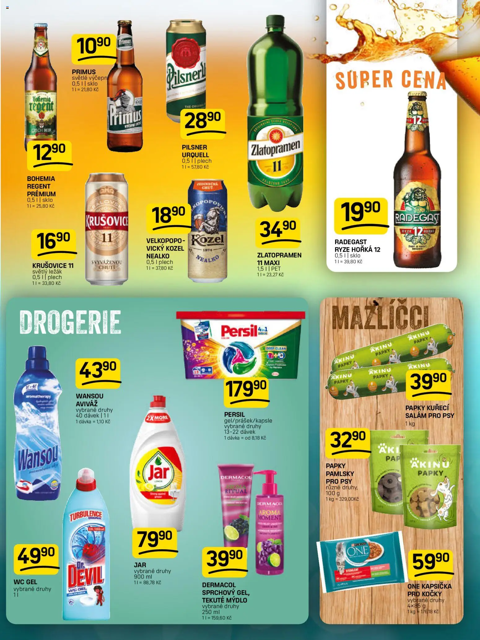 Flop leták od 28.01.2026 | Strana: 11 | Produkty: Kozel, Radegast, Drogerie, Persil