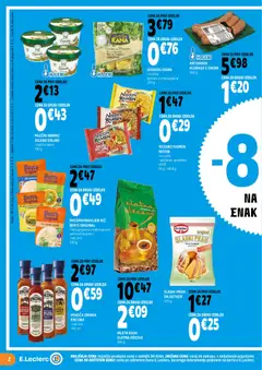 E.leclerc katalog akcije – veljaven od 11.02.2026 | Stran: 2 | Izdelki: Namaz, Kava, Riz, Sladkor