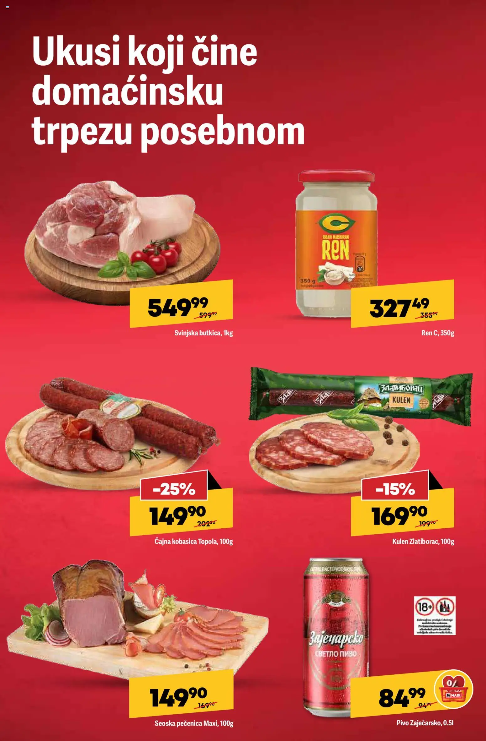 Maxi katalog - važi od 19.02.2026 | Strana: 2 | Proizvode: Kulen, Pivo, Kobasica, Pečenica