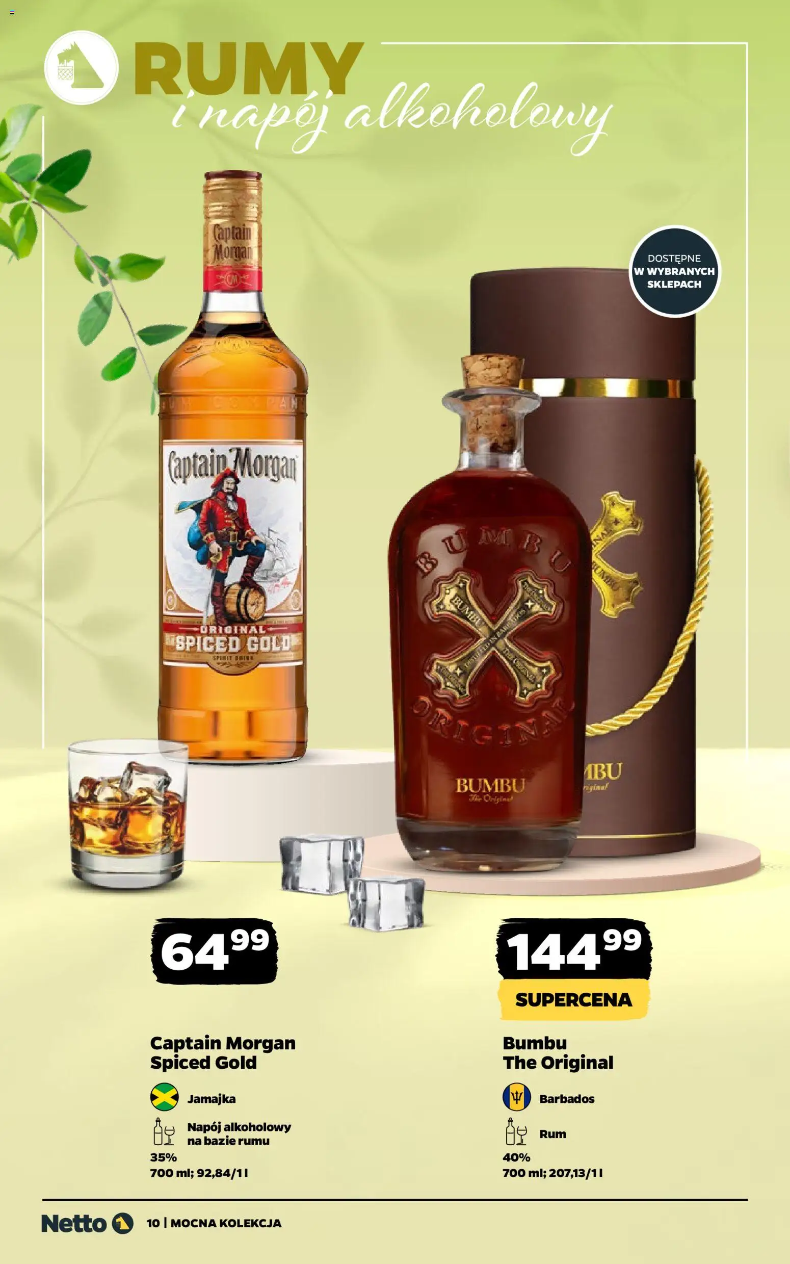Netto gazetka - Alkohole mocne od 13.04.2026 | Strona: 10 | Produkty: Captain Morgan