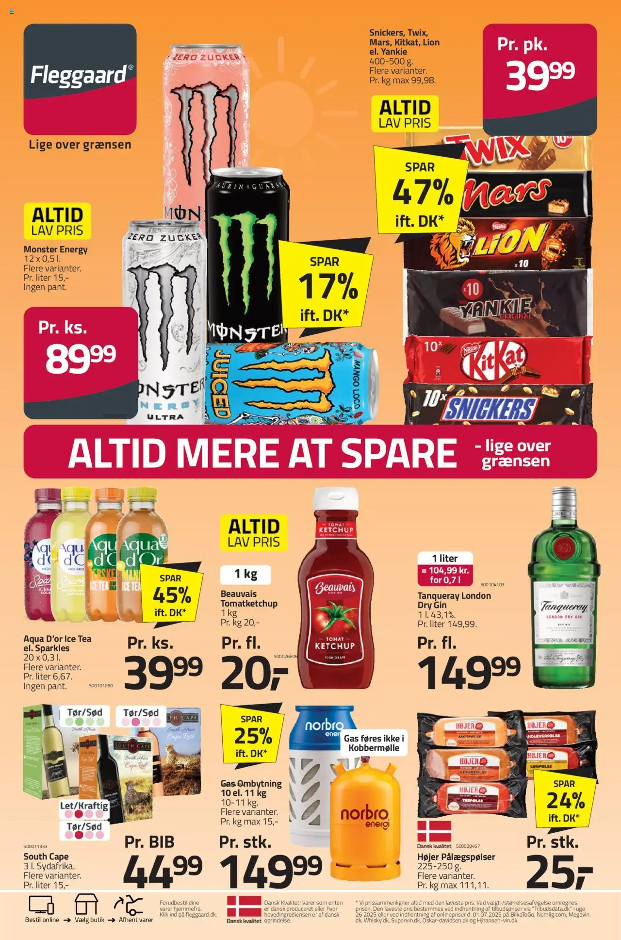Fleggaard Tilbudsavis gyldig fra 06.08.2025 | Side: 54 | Produkter: Te, Gin, Ketchup, Søm