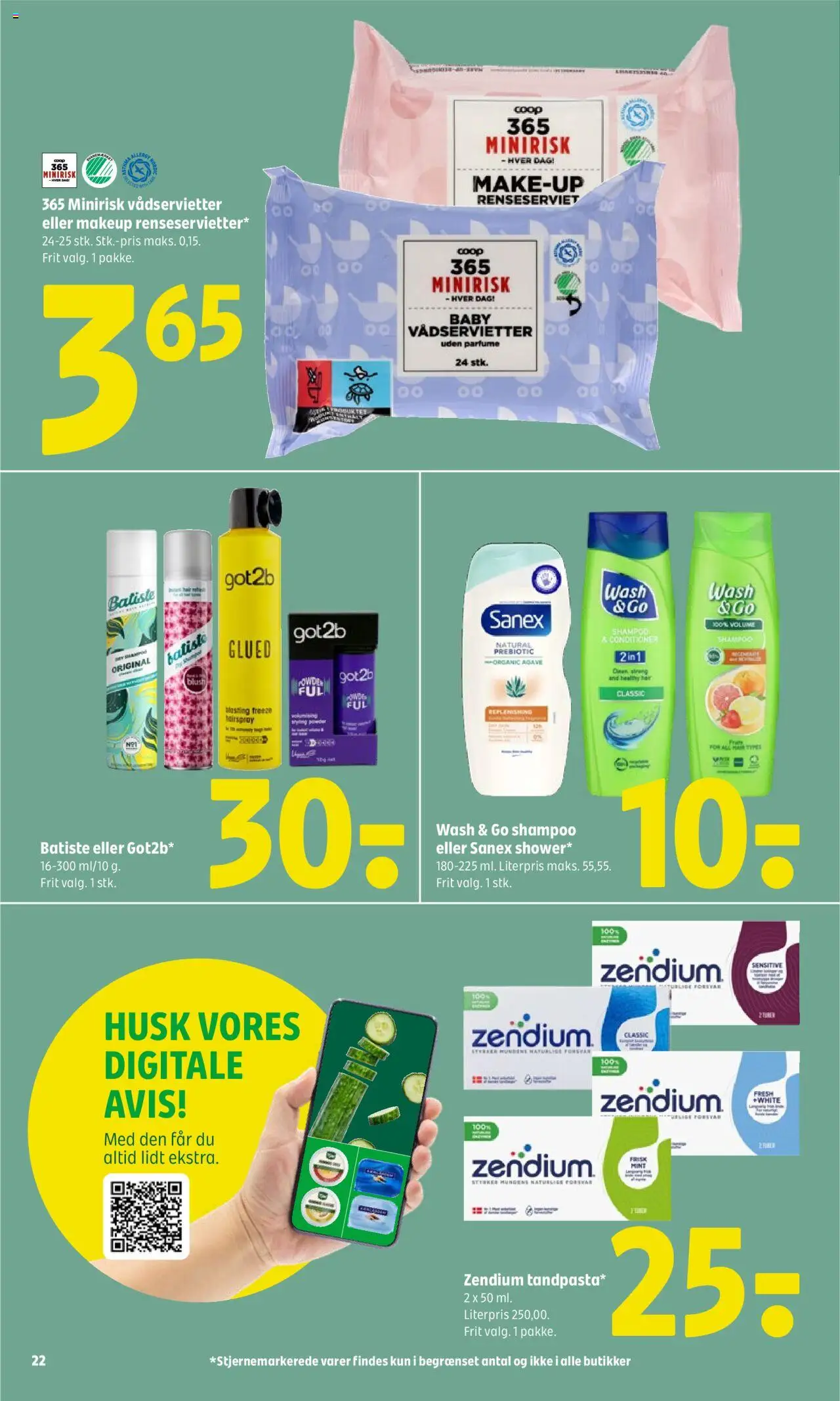 Coop 365 Tilbudsavis gyldig fra 19.06.2025 | Side: 22 | Produkter: Parfume, Makeup, Blush, Shampoo