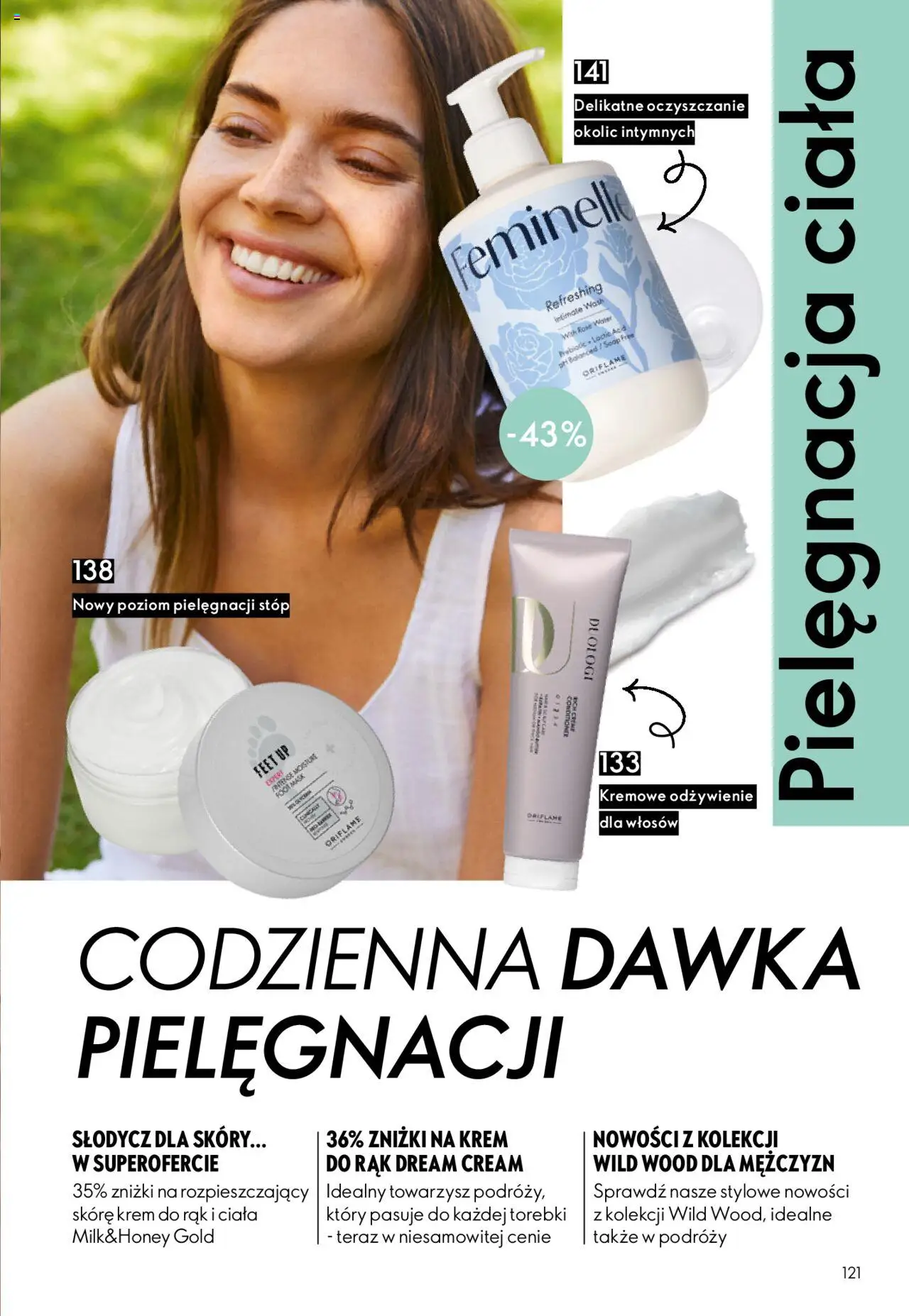 Oriflame Katalog 14 2025 od 01.10.2025 | Strona: 121 | Produkty: Krem do rąk, Krem, Torebki