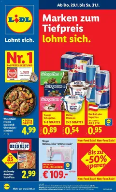 Lidl Flugblatt - St. Pölten, Klosterneuburg, Mödling ab 29.01.2026 gültig