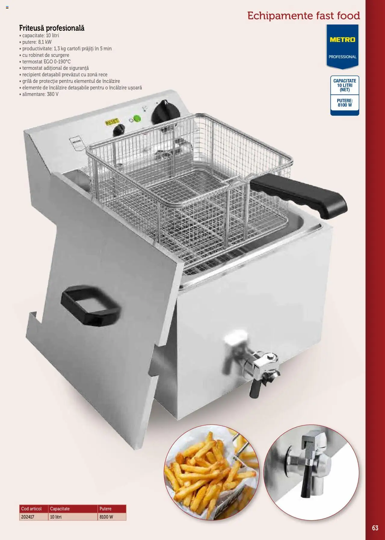 Noul catalog Metro – valabil de la 17.09.2025 | Pagină: 63 | Produse: Cartofi