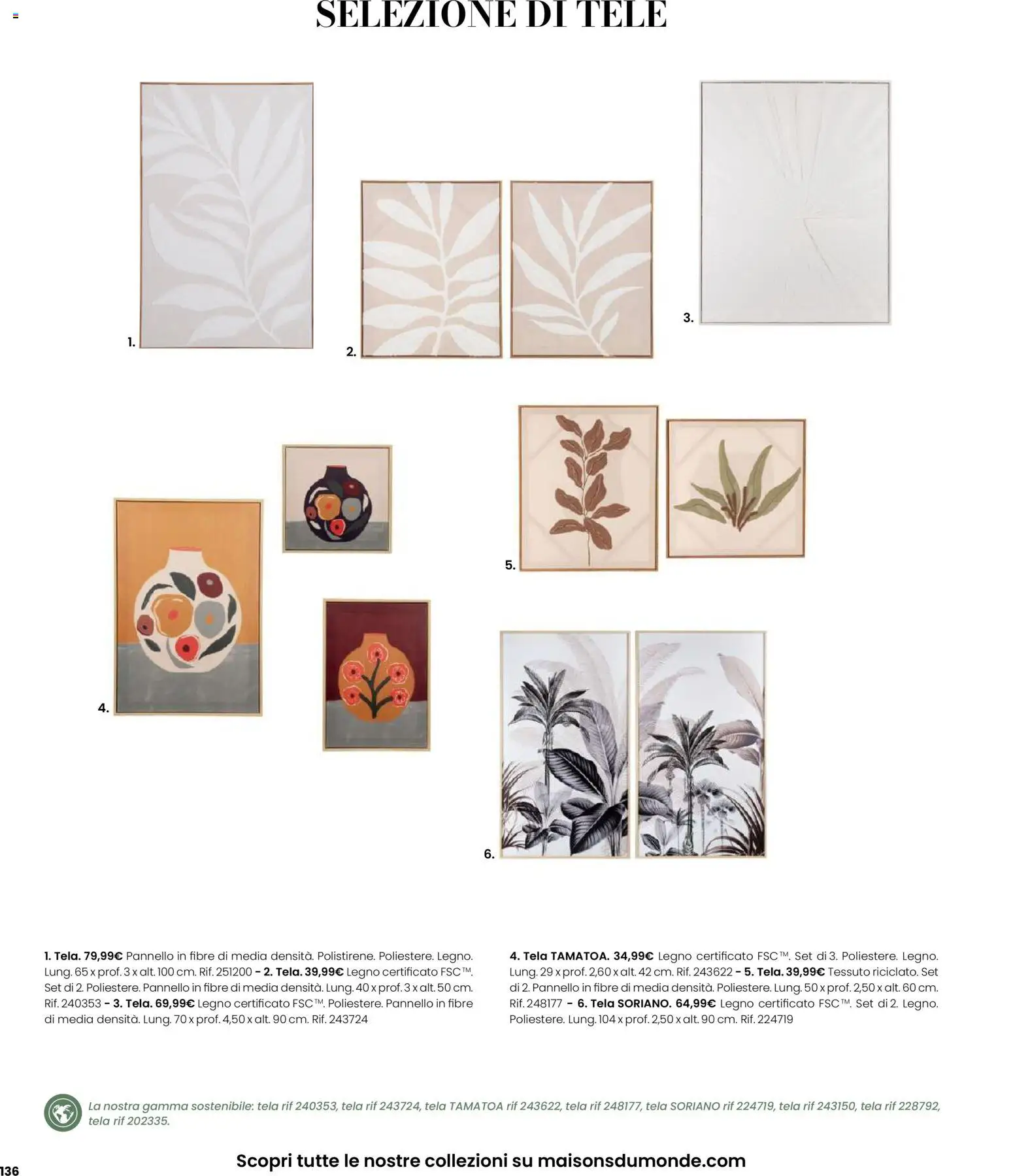 Volantino Maisons du Monde del 12.02.2026 | Pagina: 136