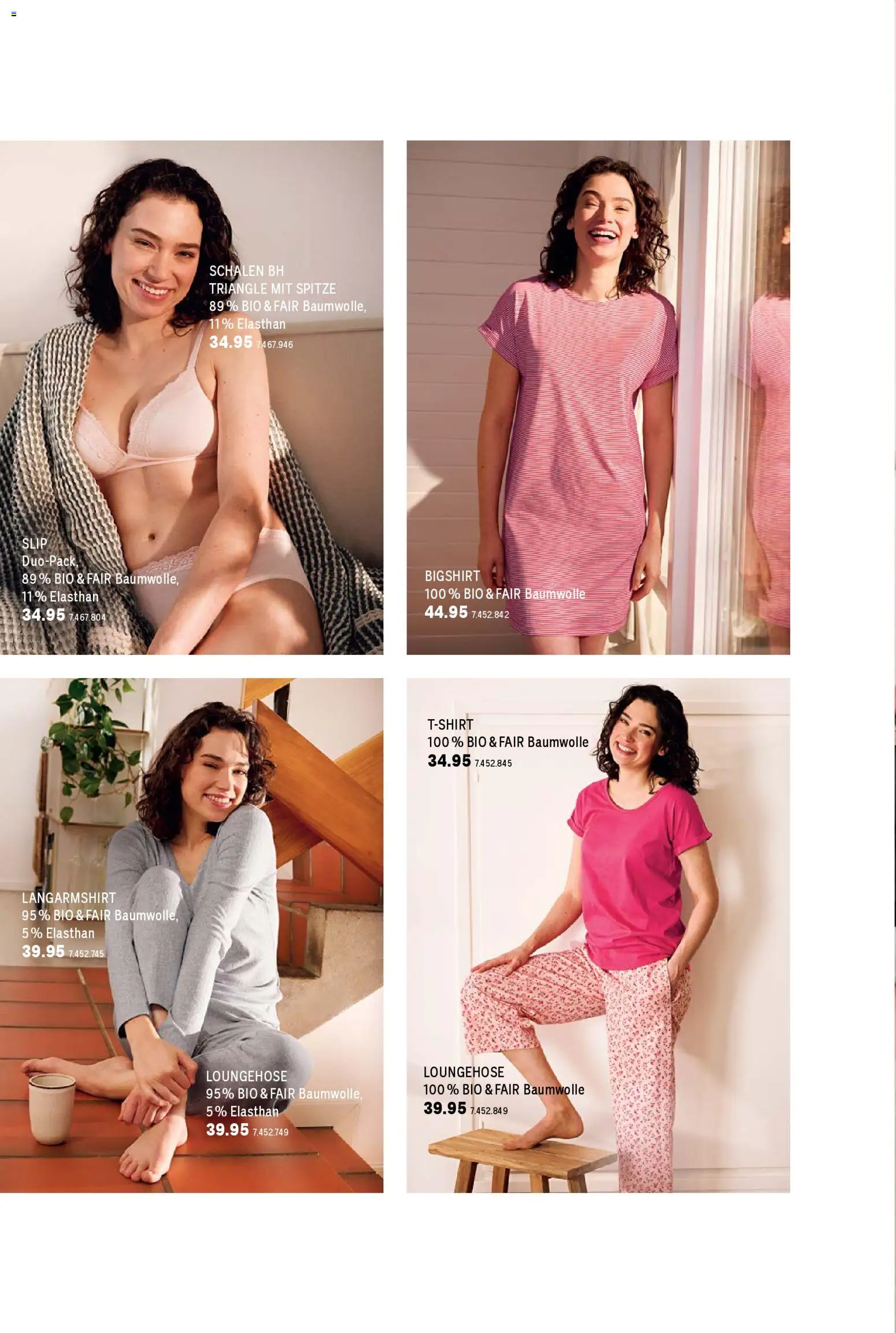 Coop City aktionen Naturaline – gültig ab 02.03.2026 | Seite: 10 | Produkte: Bh, Slip, Langarmshirt