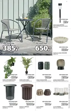 Náhled letáku JYSK leták od 15.04.2026 | Strana: 7 | Produkty: LED žárovky, Lampa na baterie, Židle, Baterie