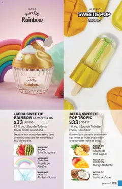Vista previa JAFRA folleto válido desde el 01.08.2025 | Página: 109 | Productos: Eau de toilette, Piña, Ρούτερ, Sandía