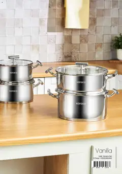 04.09.2025 tarihinden itibaren geçerli olan Karaca kataloğu önizlemesi | Sayfa: 37 | Ürünler: Tencere seti