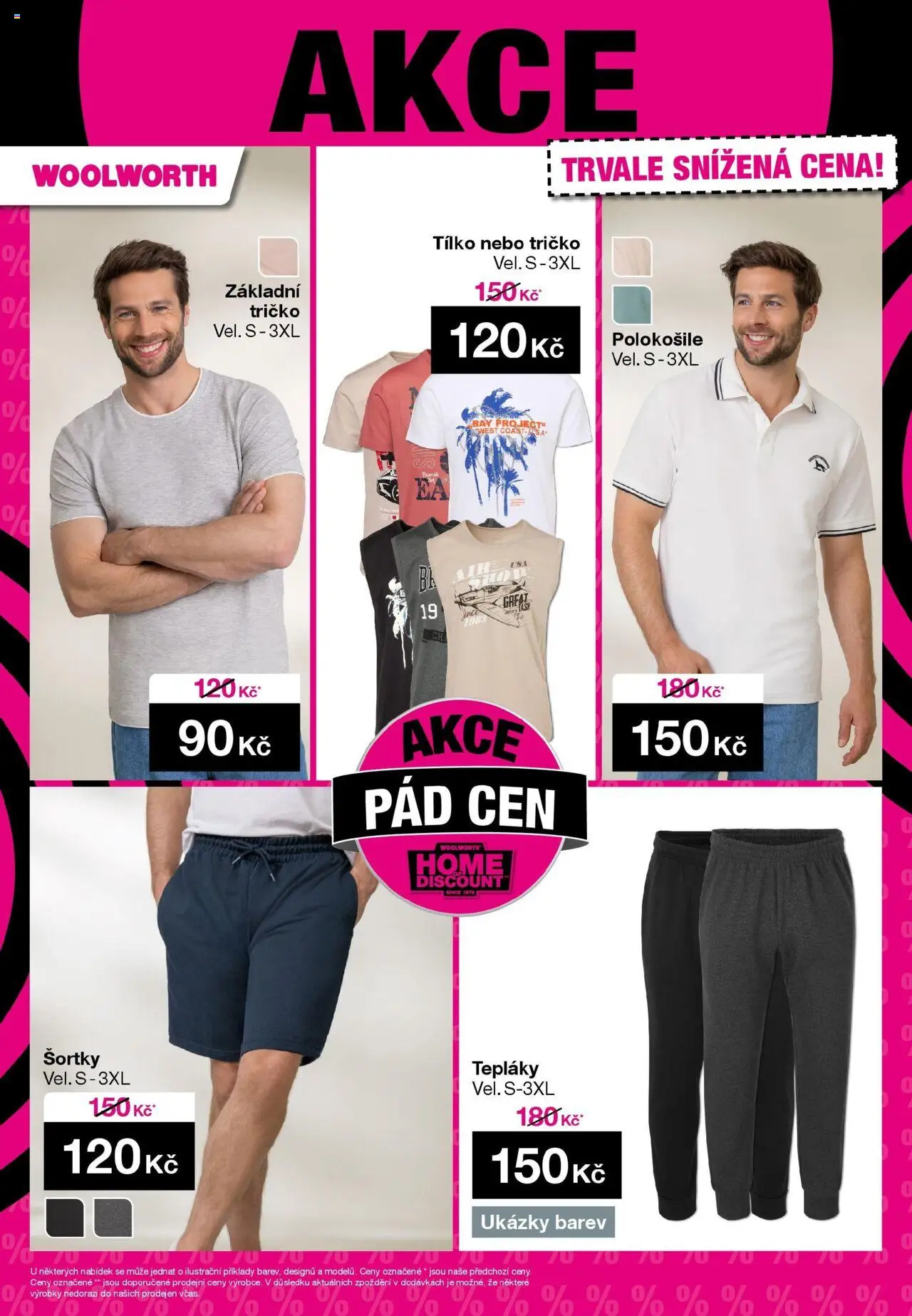 Woolworth leták od 08.08.2025 - akční nabídka | Strana: 18 | Produkty: Tričko, Tílko, Tepláky
