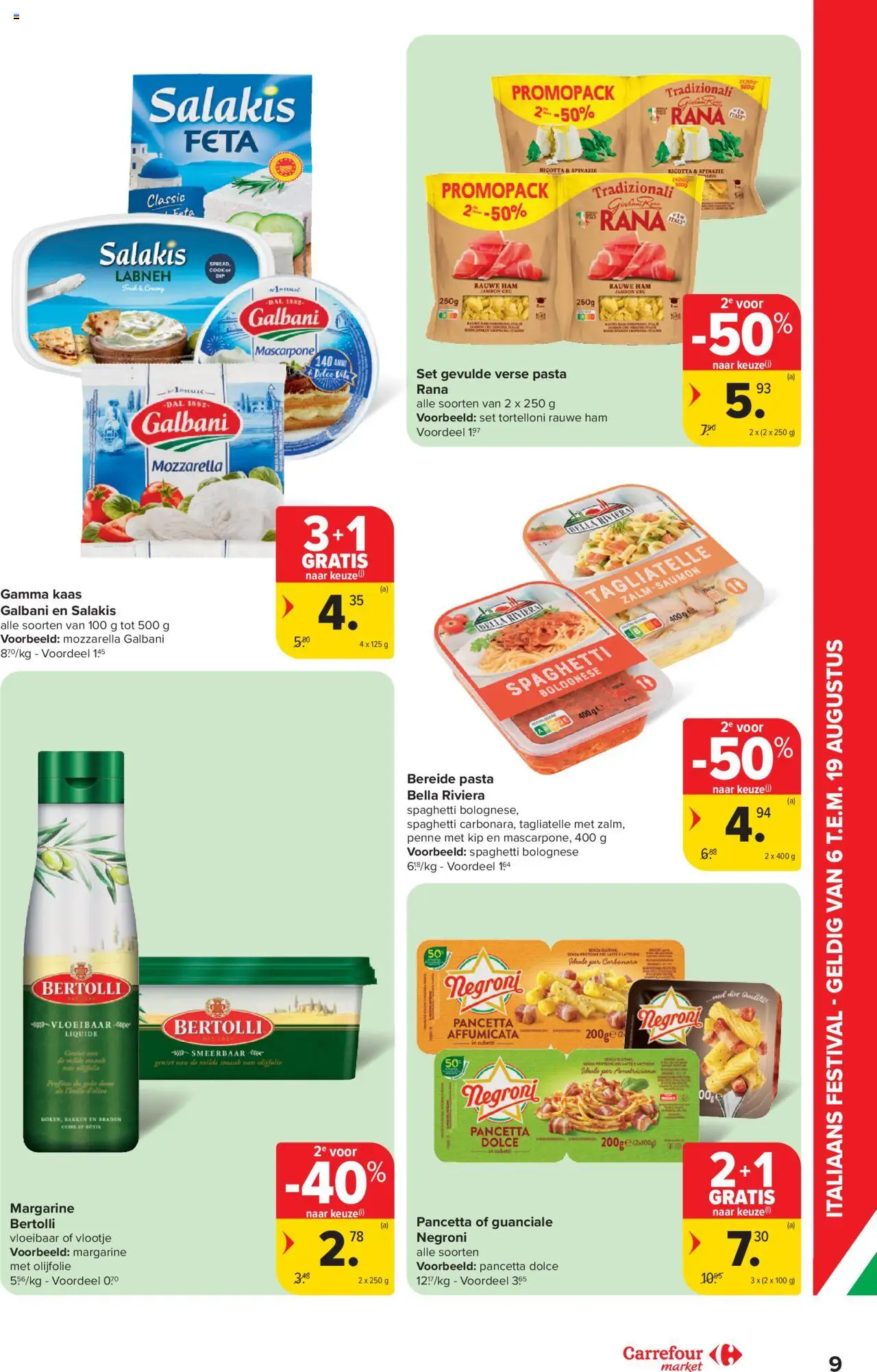  | Pagina: 9 | Producten: Kip, Spinazie, Kaas, Pan