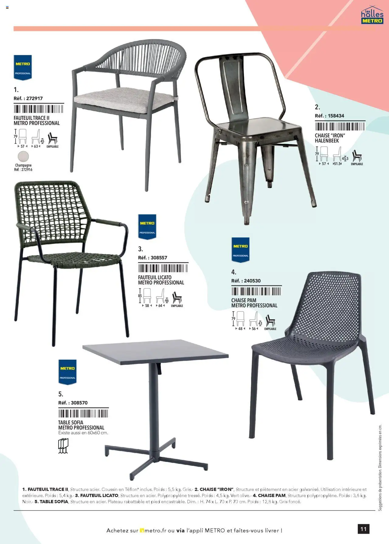  | Page: 11 | Produits: Plateau, Champagne, Fauteuil, Table