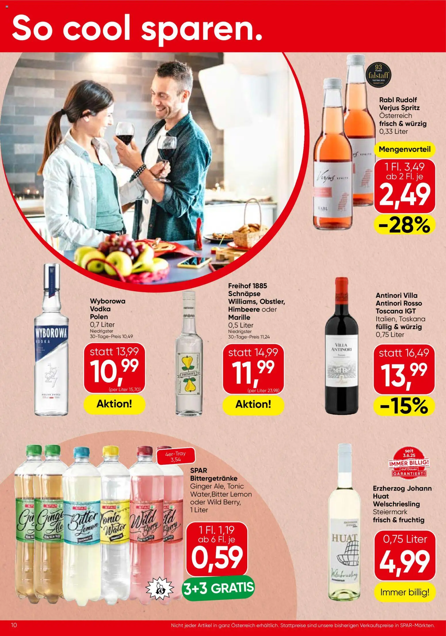 Spar Flugblatt - Kärnten gültig ab 19.02.2026 | Seite: 10 | Produkte: Himbeere