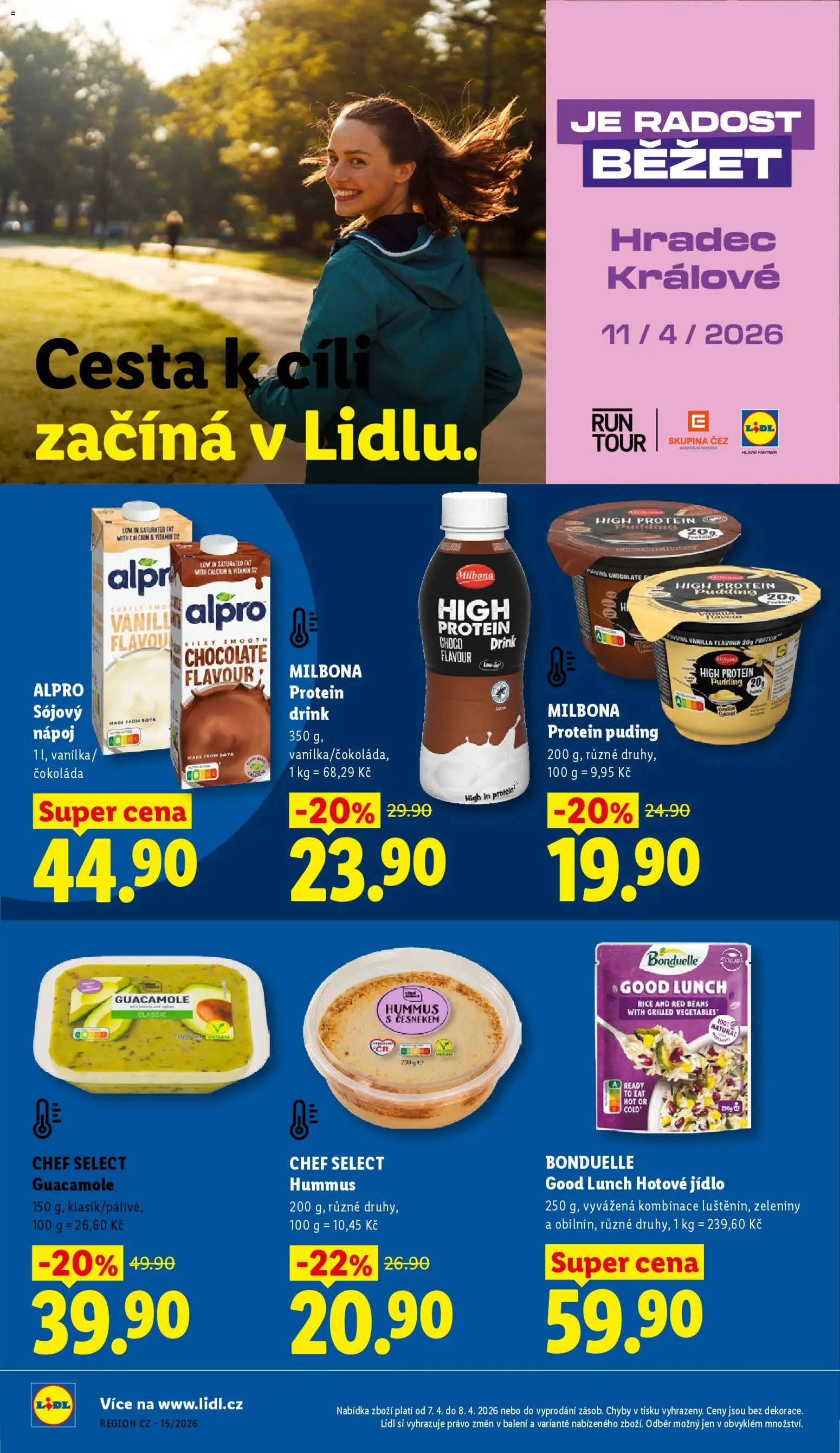 Lidl leták od 07.04.2026 | Strana: 18 | Produkty: Hummus, Čokoláda, Milbona, Protein pudding