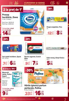 Ofertele Carrefour valabile de la 10.12.2025 | Pagină: 35 | Produse: Saci menajeri, Parfum, Burete