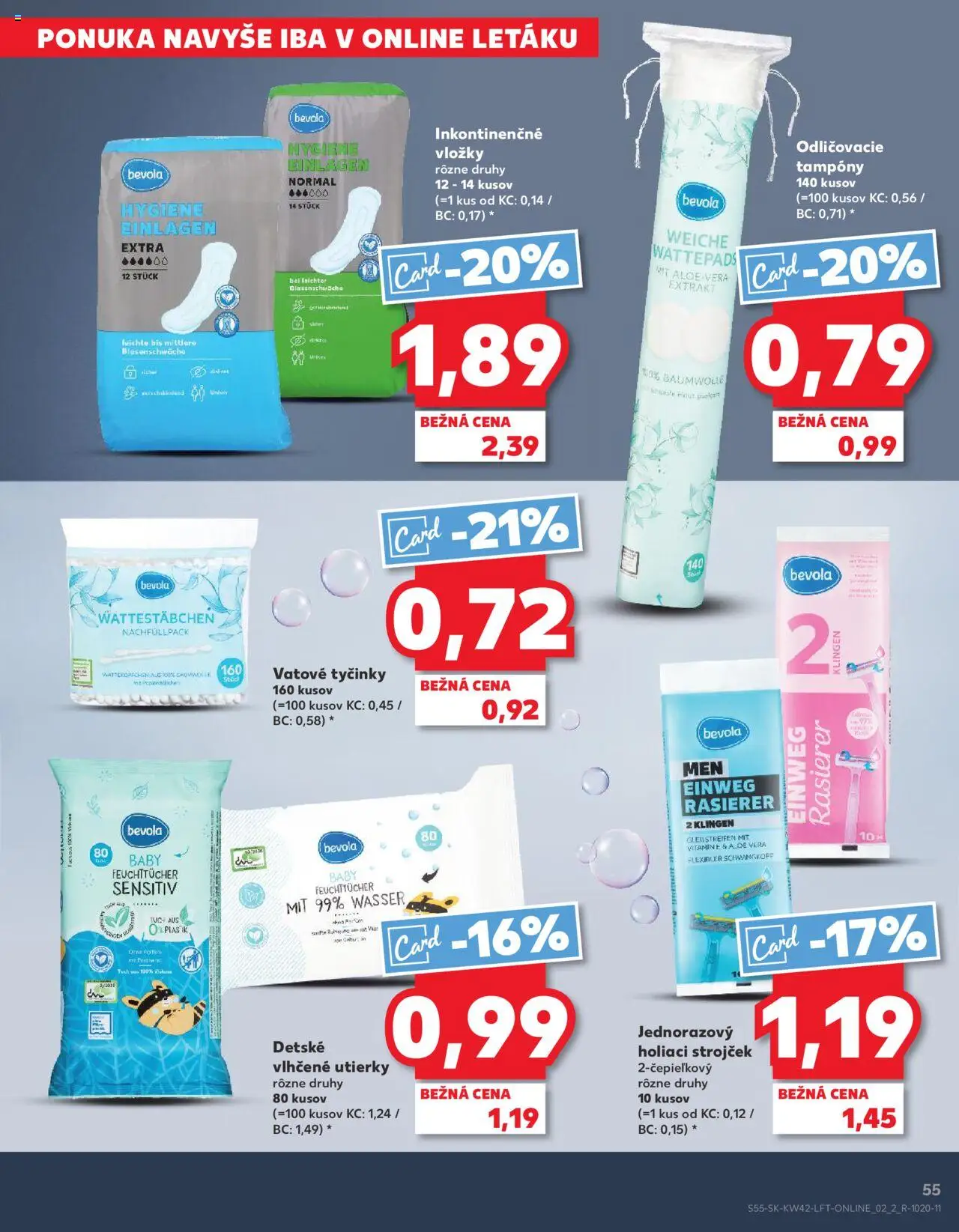 Nové Kaufland akcie – leták je platný od 16.10.2025 | Strana: 55 | Produkty: Strojček, Holiaci strojček