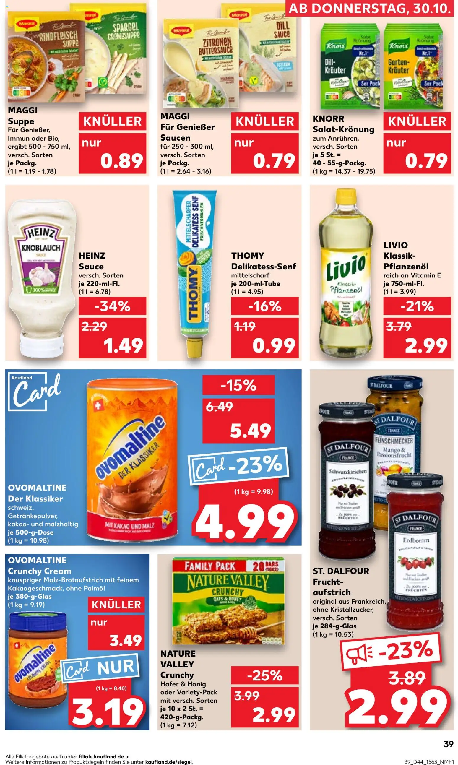 Kaufland prospekt Hamburg	 – gültig ab 02.11.2025 | Seite: 39 | Produkte: Maggi, Dressing, Spargel, Zitronen