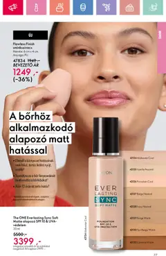 Oriflame akciós ujság - amely érvényes a következő dátumtól: 27.07.2025 | Oldal: 77 | Termékek: Smink, Alapozó, Sminkszivacs, Bor