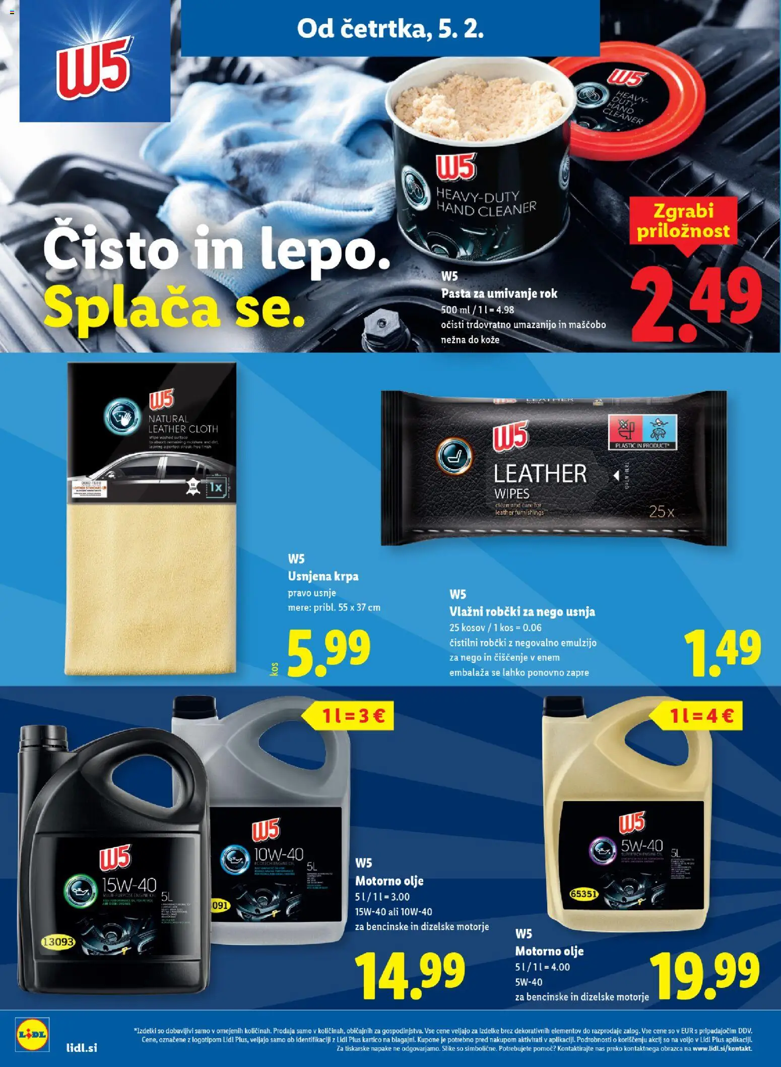 Novi Lidl katalog ponudbe – veljaven od 05.02.2026 | Stran: 24 | Izdelki: Robčki, Kos, Olje
