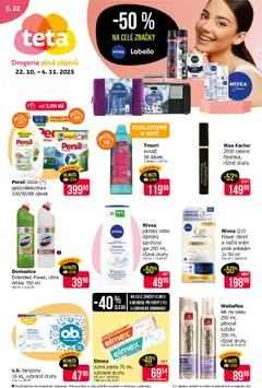 Náhled letáku TETA Drogerie leták od 22.10.2025