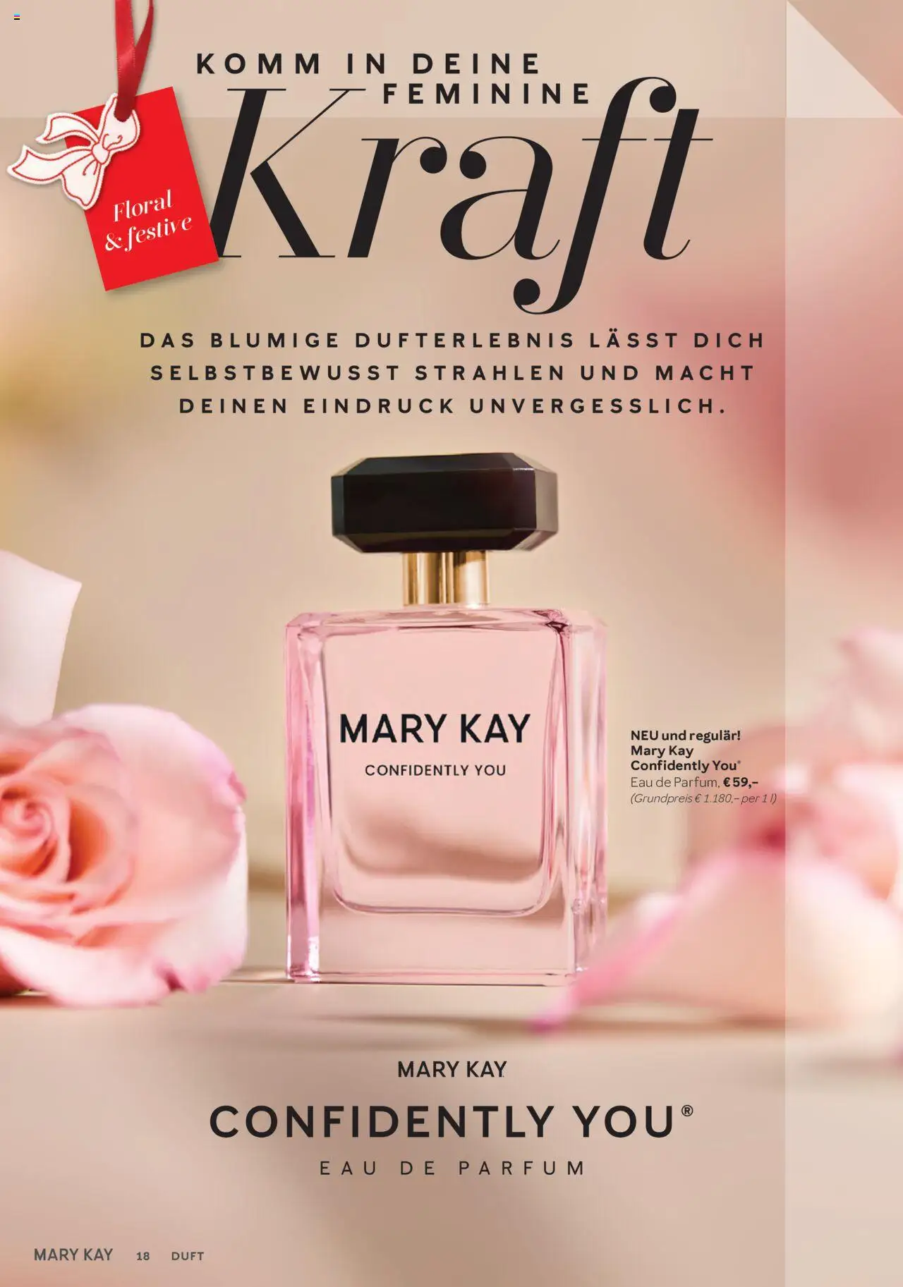 Mary Kay Katalog – gültig ab 15.10.2025 | Seite: 18 | Produkte: Parfüm, Duft, Eau de Parfum