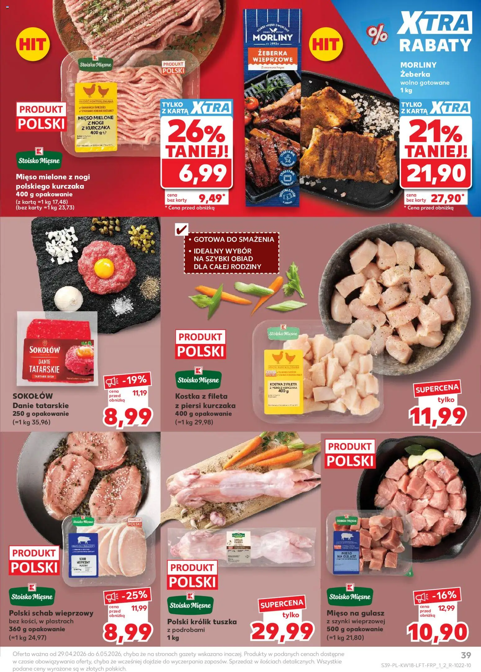 Kaufland Polsko leták od 29.04.2026 | Strana: 39 | Produkty: Karty