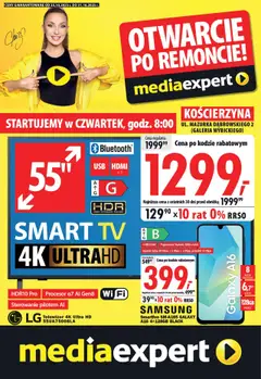 Pogląd oferty "Mediaexpert Gazetka - Otwarcie po remoncie Kościerzyna" - ważna od 23.10.2025