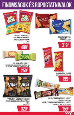COOP akciós ujság - amely érvényes a következő dátumtól: 10.07.2025 | Oldal: 11 | Termékek: Gabonapehely, Kréker, Gluténmentes, Müzliszelet