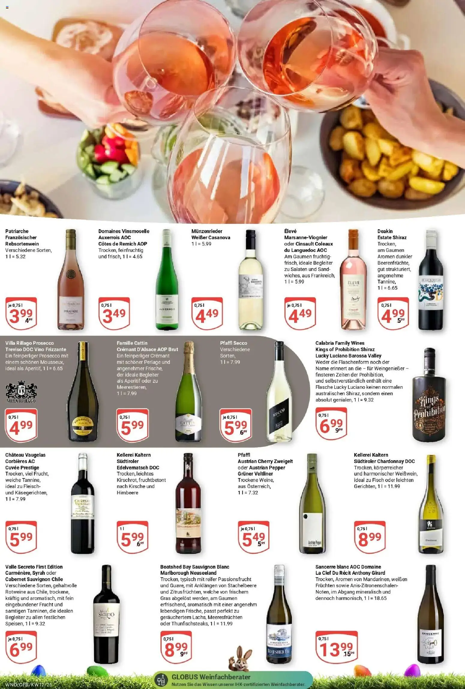 Globus prospekt St. Wendel	 – gültig ab 15.03.2026 | Seite: 19 | Produkte: Fisch, Prosecco, Himbeere, Fleisch
