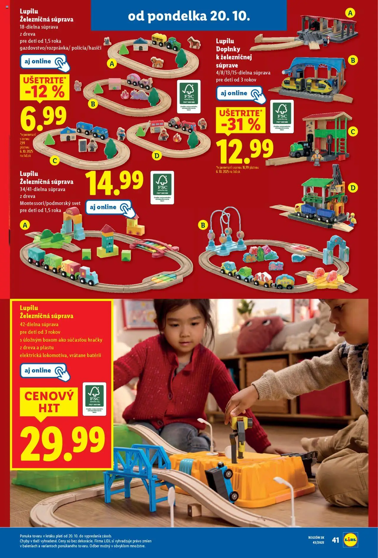 Nové Lidl akcie – leták je platný od 20.10.2025 | Strana: 57 | Produkty: Hračky