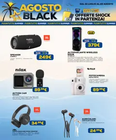 Volantino Euronics del 31.07.2025 | Pagina: 24 | Prodotti: Altoparlante, Video, MP3, Microfono