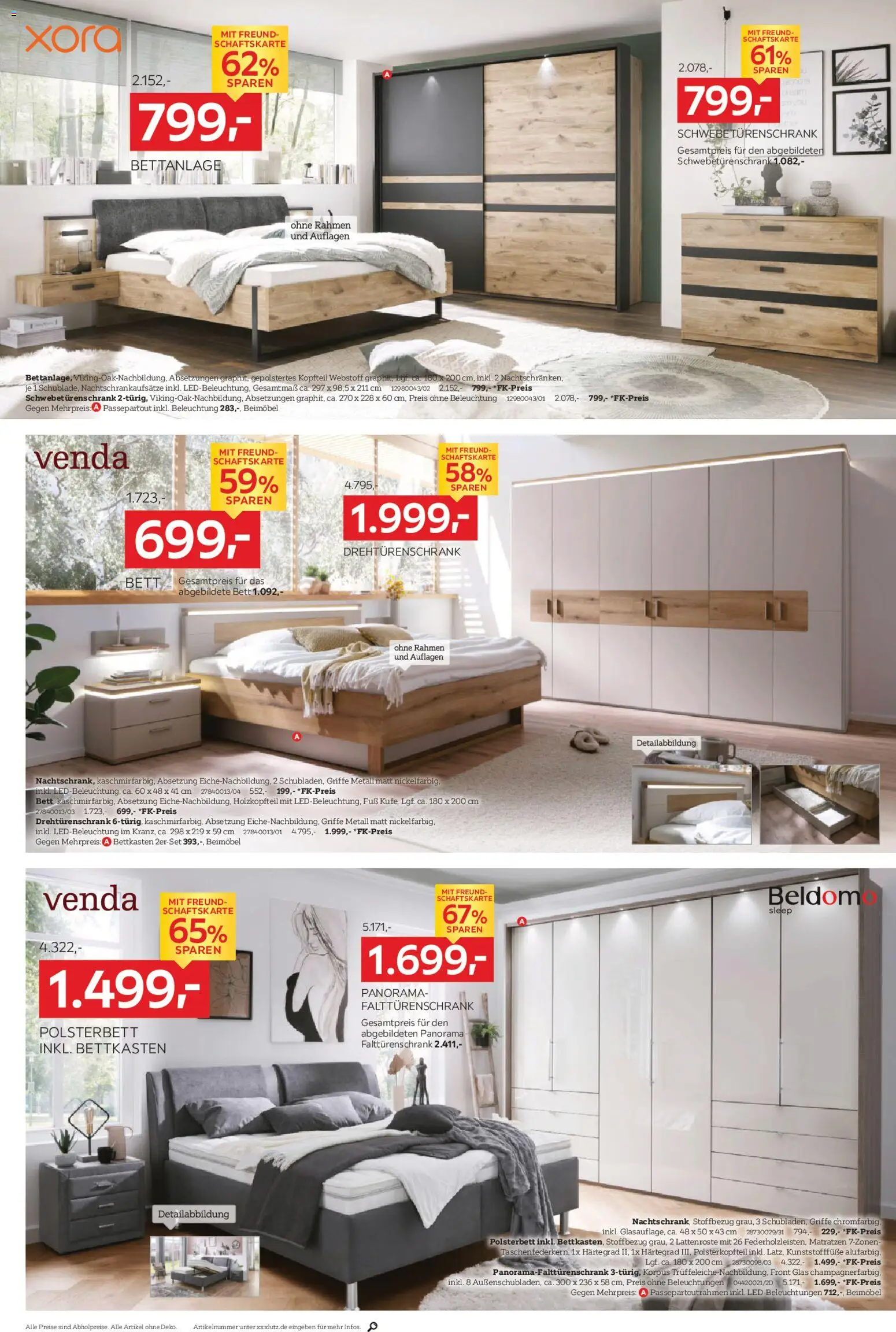 XXXL Lutz Neueröffnungsangebote in Rangsdorf – gültig ab 01.03.2026 | Seite: 12 | Produkte: Bett, Schwebetürenschrank, Drehtürenschrank, Polsterbett