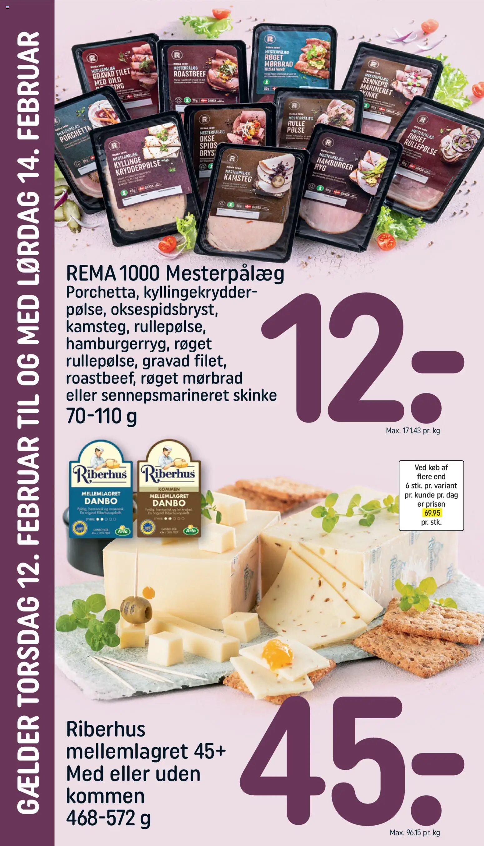 Rema 1000 tilbudsavis – gyldig fra 08.02.2026 | Side: 22 | Produkter: Skinke, Dild, Rullepølse, Roastbeef