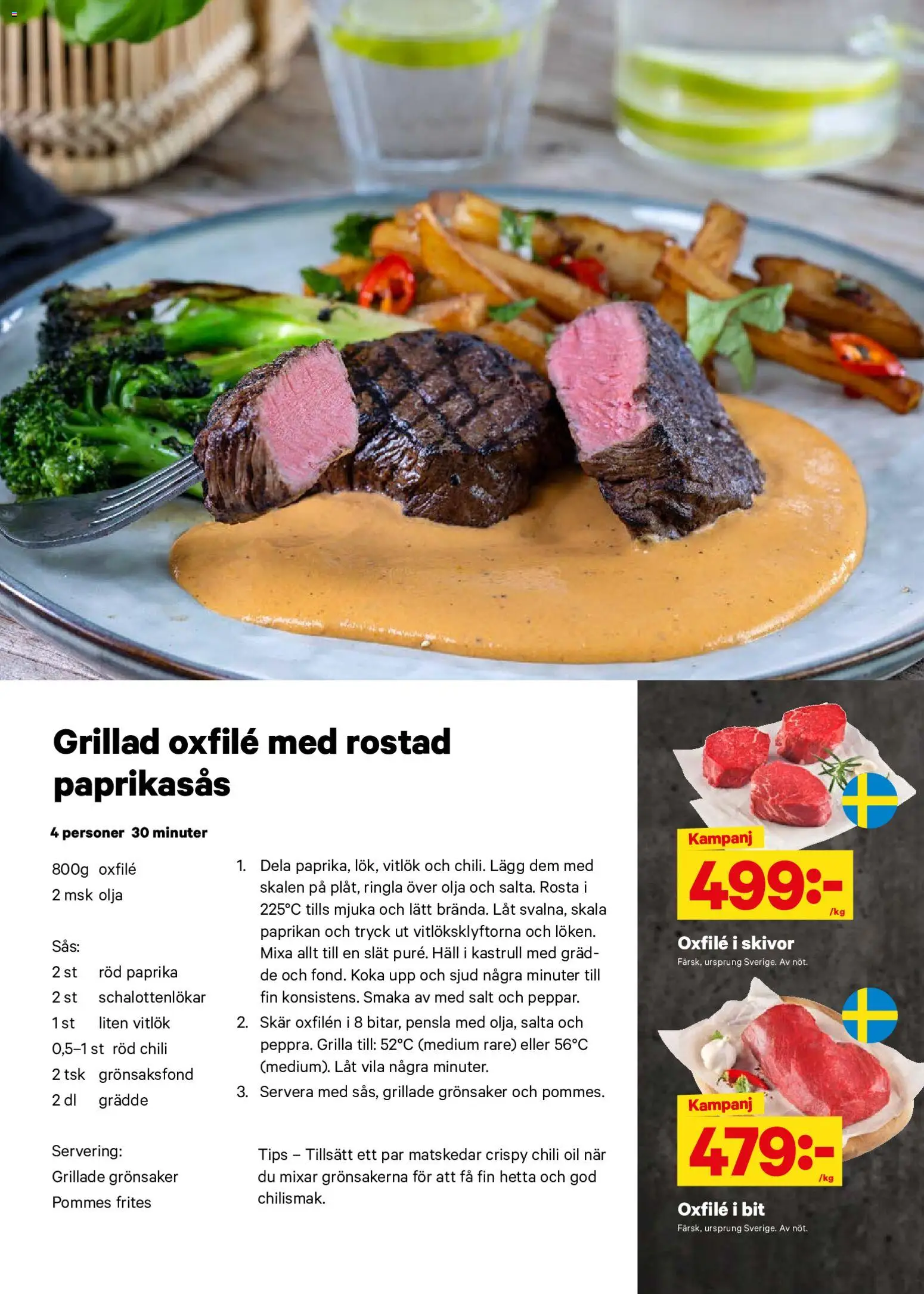 City Gross reklamblad aktuell från 20.04.2026 | Sida: 4 | Produkter: Salt, Olja, Chili, Pommes frites