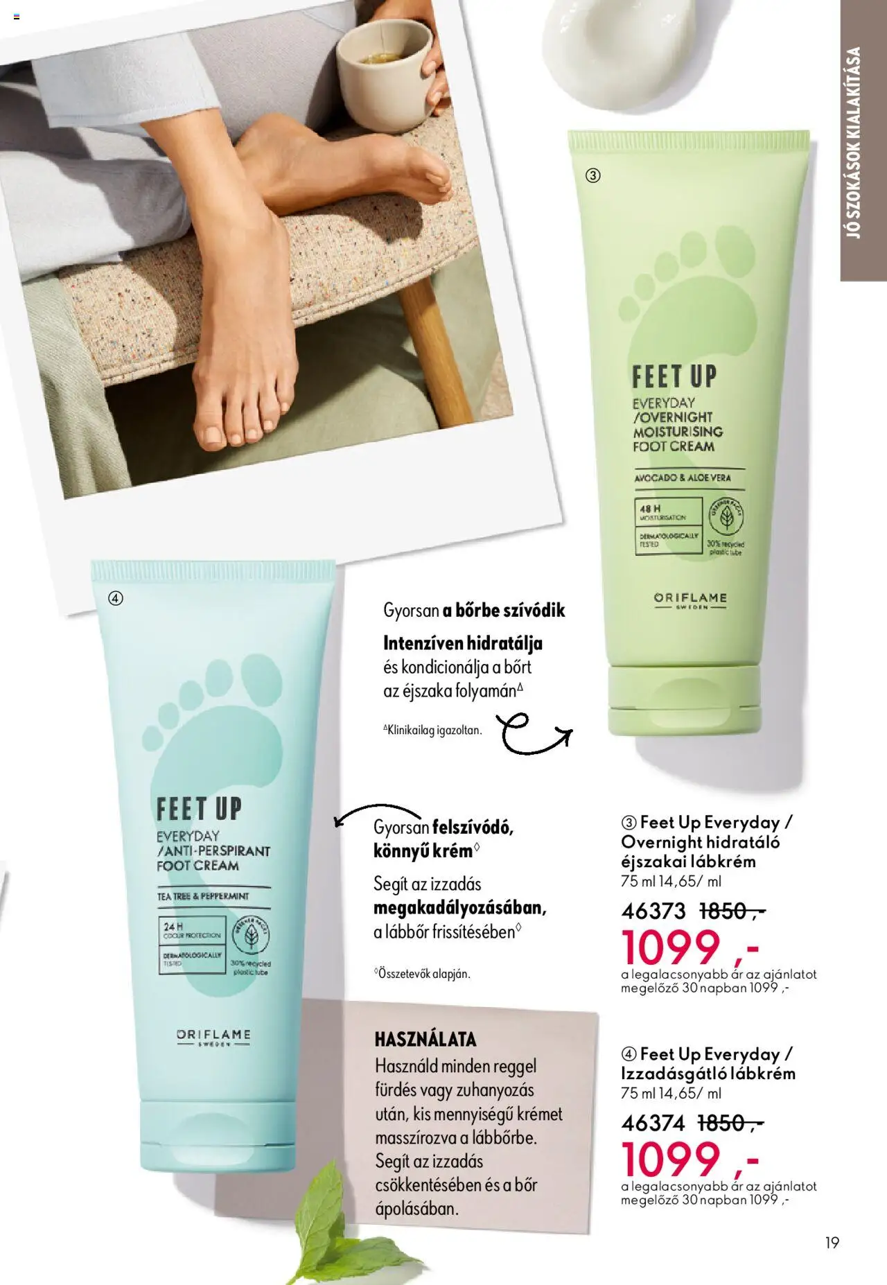 Oriflame akciós ujság - amely érvényes a következő dátumtól: 01.10.2025 | Oldal: 19 | Termékek: Aloe vera, Bor, Tea, Izzadásgátló