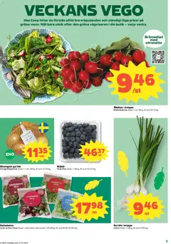 Coop erbjudanden - Förhandsvisning av reklamblad från butik Coop aktuell från 30.03.2026 | Sida: 5 | Produkter: Gul lök, Blåbär, Häll