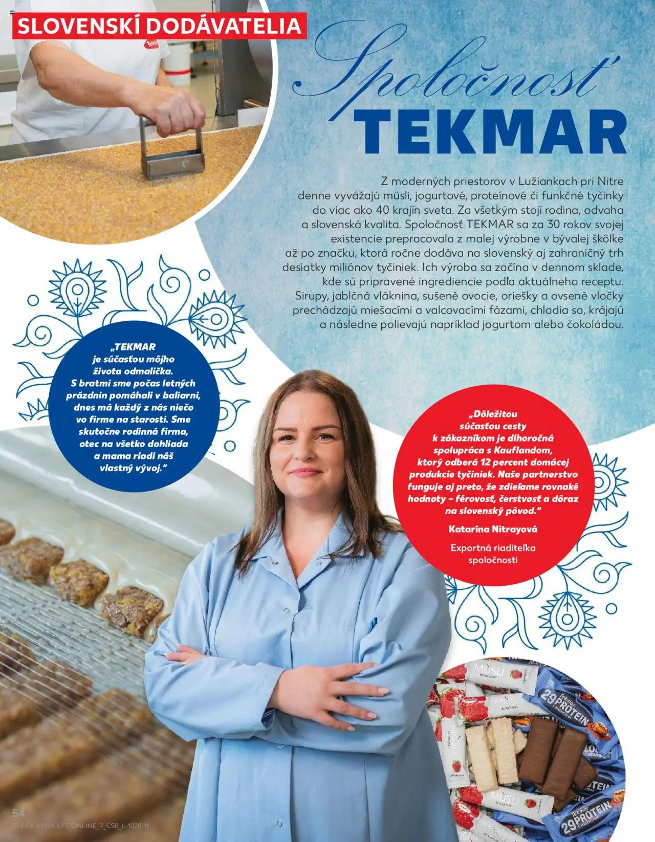 Nové Kaufland akcie – leták je platný od 12.06.2025 | Strana: 54 | Produkty: Protein, Vločky