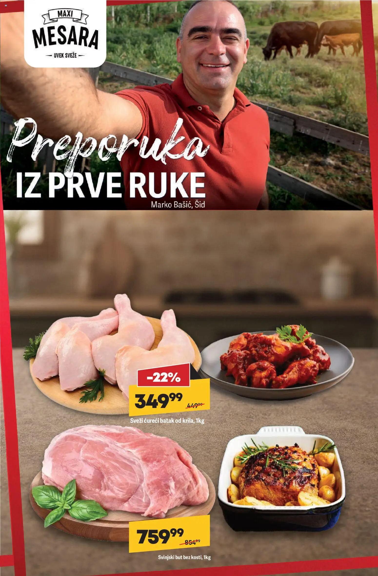 Mega Maxi katalog - važi od 23.10.2025 | Strana: 9 | Proizvode: Ćureći batak, Svinjski but