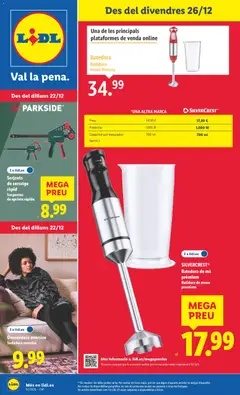 Vista previa Lidl folleto de bazar válido desde el 22.12.2025