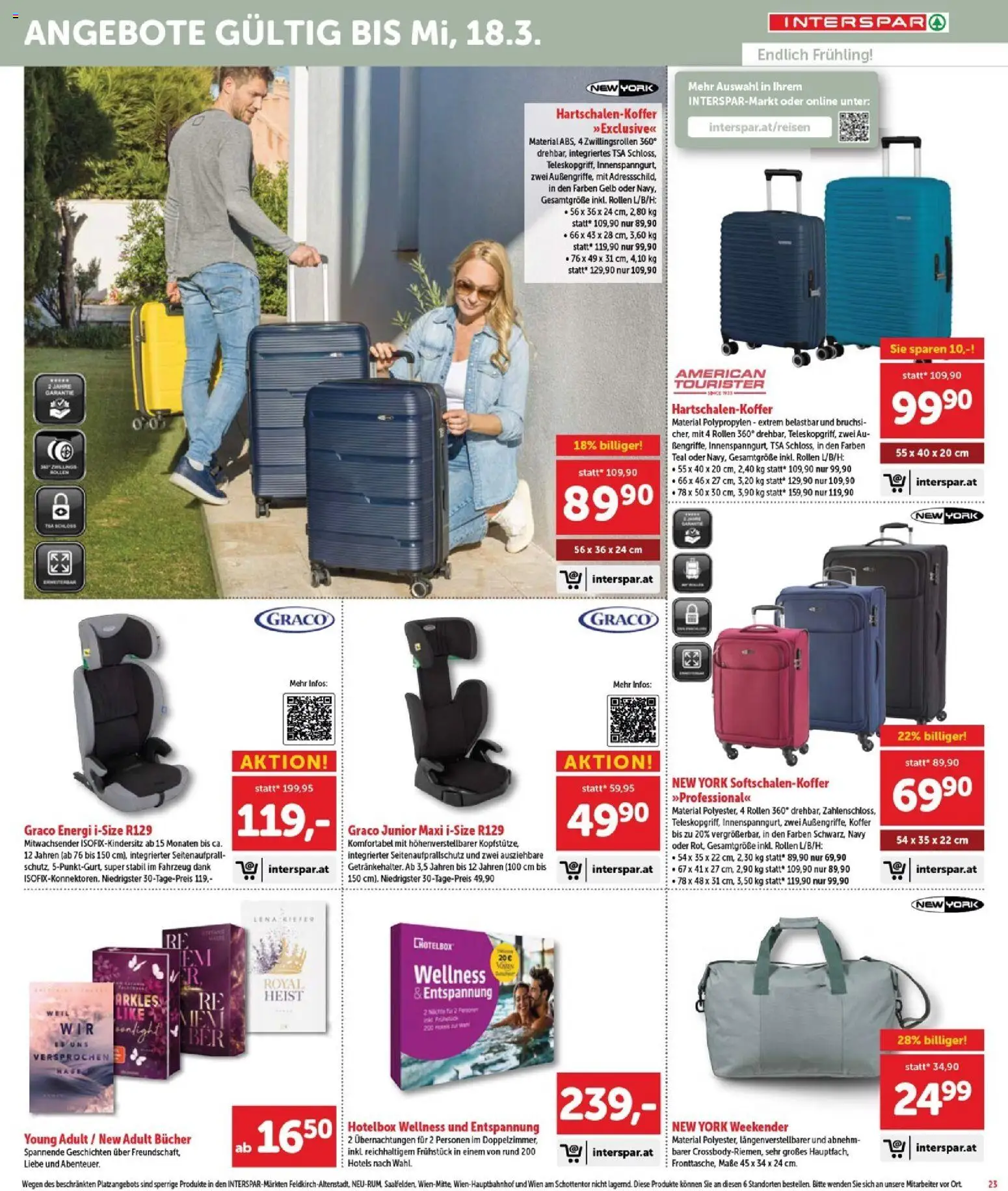 Interspar Flugblatt - Burgenland Sued gültig ab 26.02.2026 | Seite: 24 | Produkte: Koffer