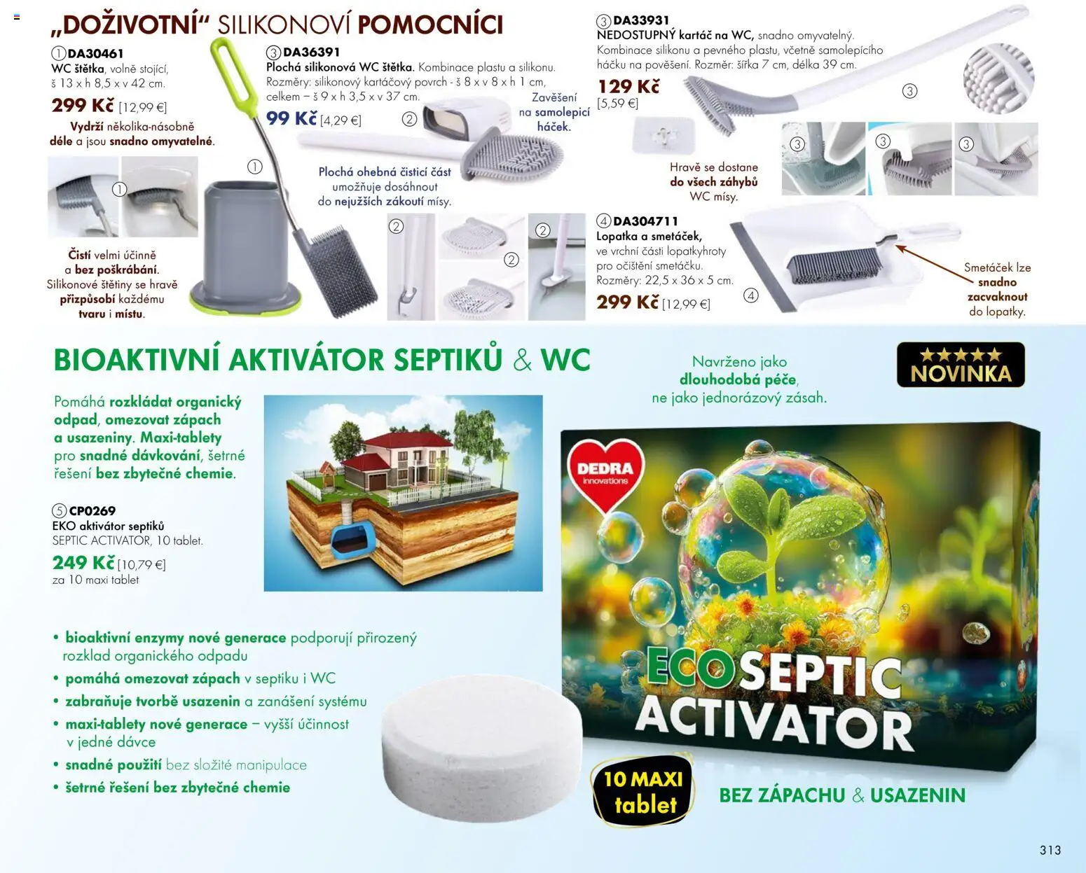 Nové Dedra akcie – leták je platný od 01.03.2026 | Strana: 13 | Produkty: Tablet, Wc