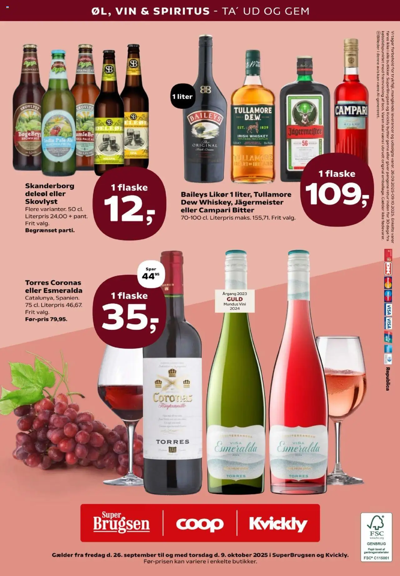 Kvickly tilbudsavis – gyldig fra 26.09.2025 | Side: 52 | Produkter: Amendoins, Vin