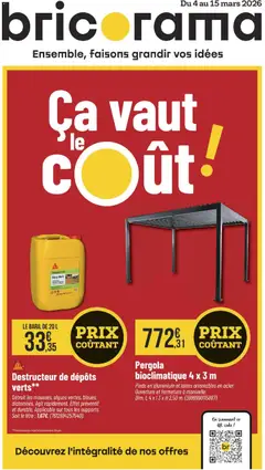 Bricorama - Prévisualisation de Bricorama catalogue valide à partir de 04.03.2026