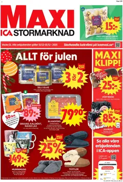 ICA Maxi - Malmö - Förhandsvisning av reklamblad från butik ICA Maxi aktuell från 15.12.2025