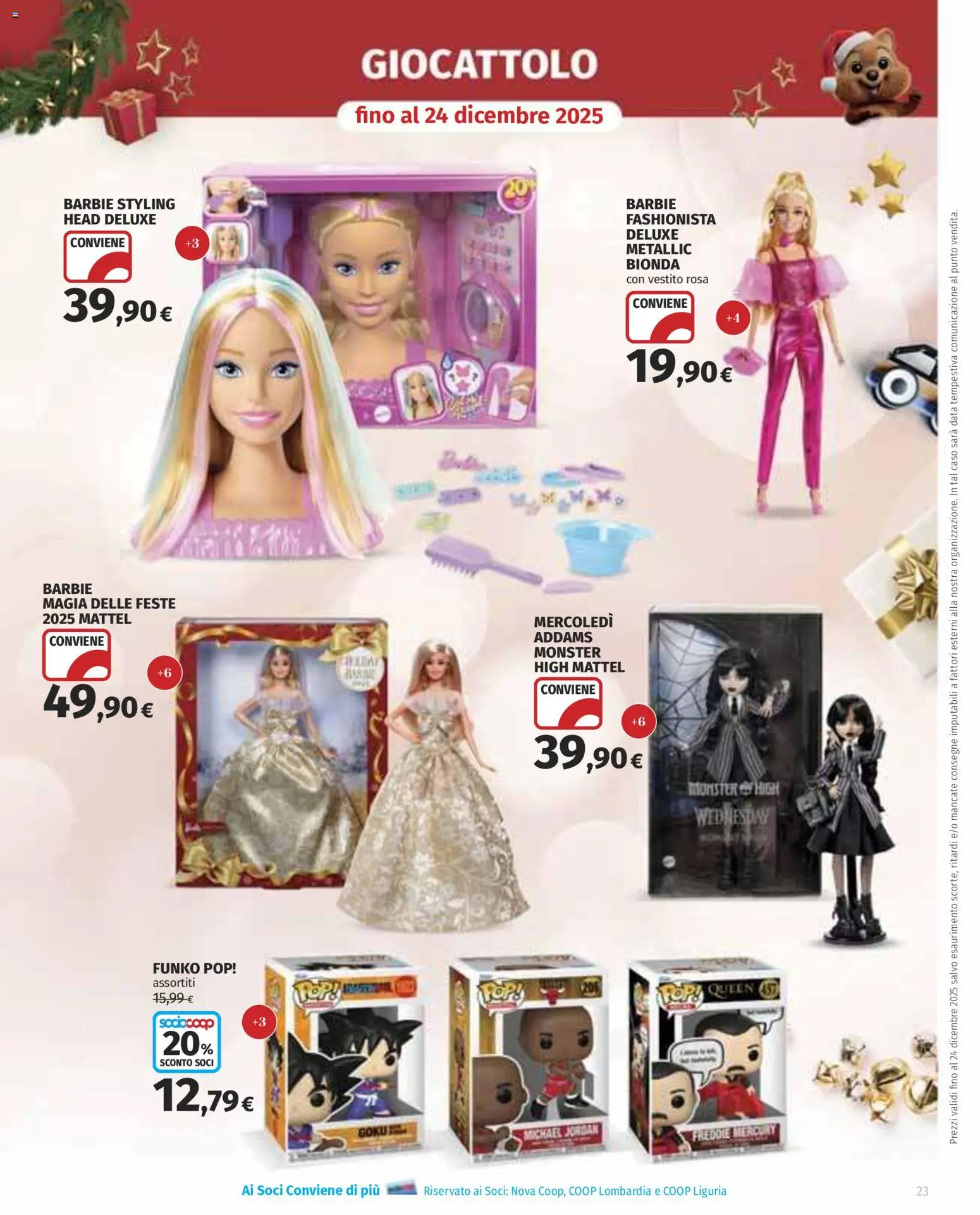 Volantino COOP del 27.11.2025 | Pagina: 23 | Prodotti: Vestito, Data