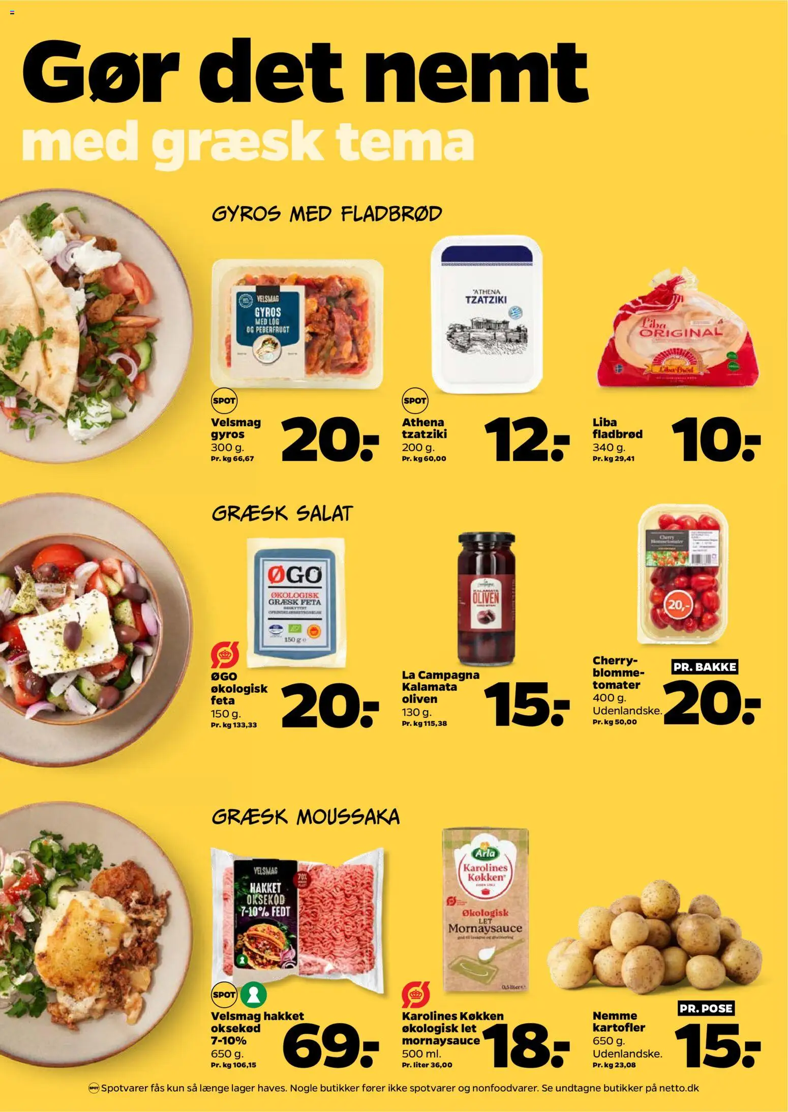 Netto tilbudsavis – gyldig fra 11.04.2026 | Side: 3 | Produkter: Oksekød, Salat, Cherry, Oliven