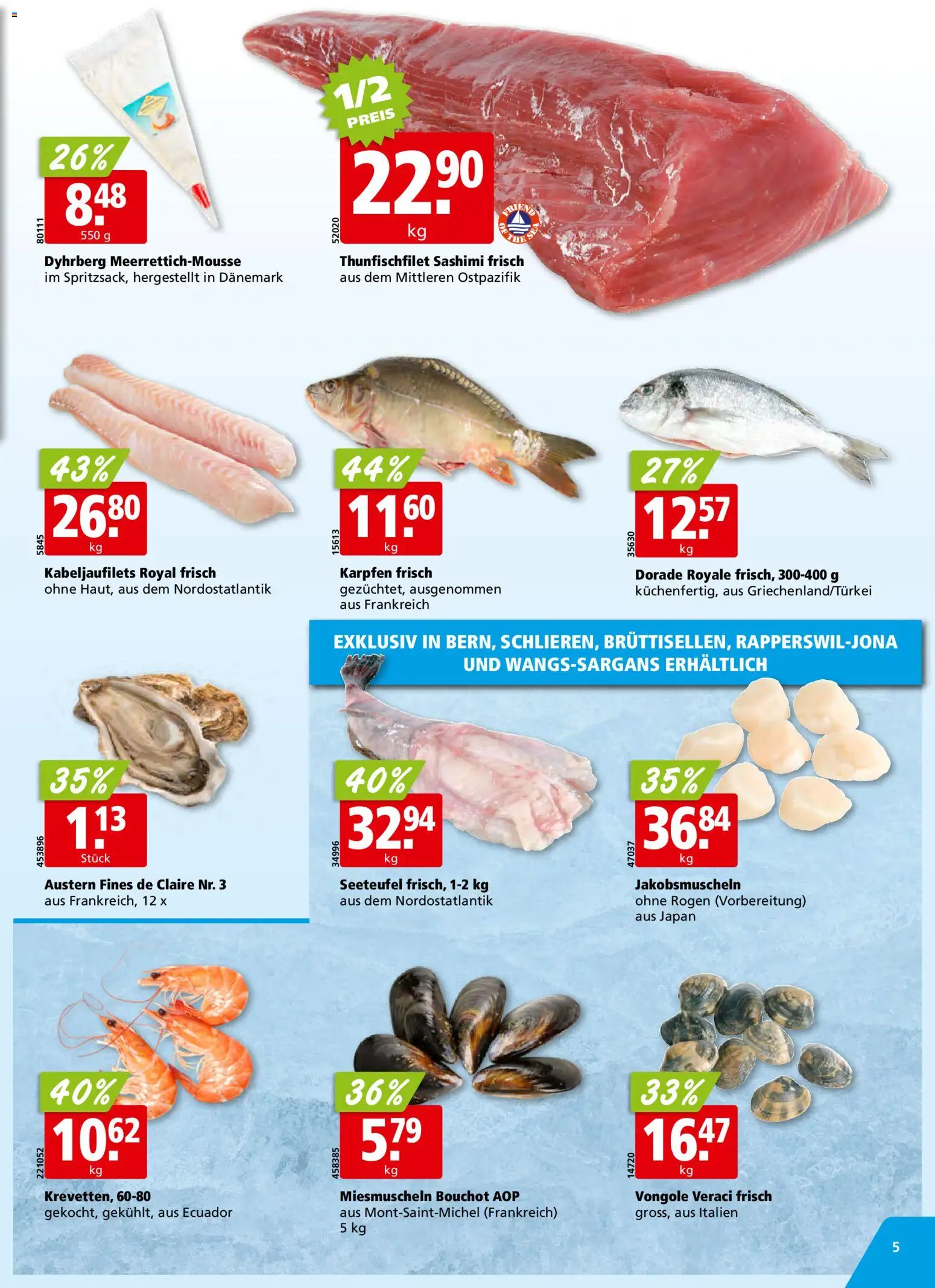 Aligro Aktionen Schlieren, Gossau SG, Frauenfeld, Rapperswil-Jona, Sargans, Bern, Brüttisellen, Pratteln, Emmen, Spreitenbach – gültig ab 15.12.2025 | Seite: 5