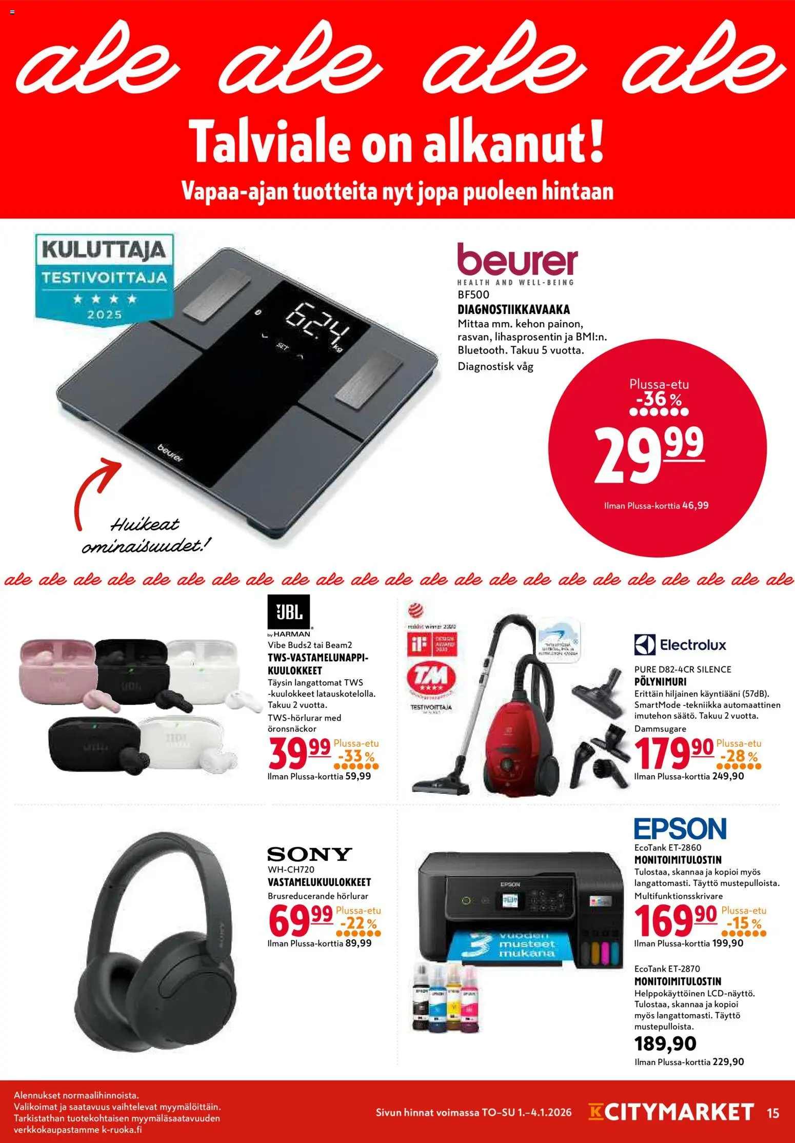 K-Citymarket tarjoukset – voimassa 01.01.2026 alkaen | Sivu: 15